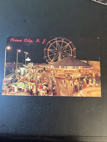 Ocean City New Jersey N.J. Area Divertimenti Cartolina d'epoca