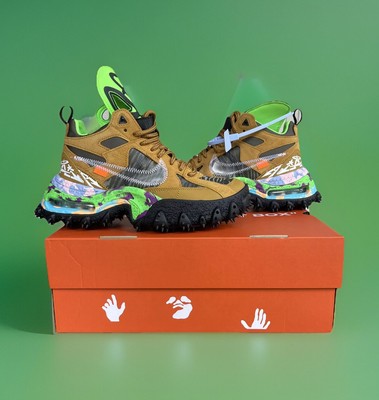 Off-White x Nike Air Terra Forma  Wheat  DQ1615-700 Sneakers Size 7 US