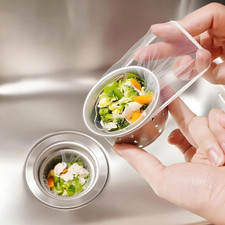 200 Pcs Disposable Kitchen Sink Strainer Mesh Bags Drain Net Food Catcher Filter