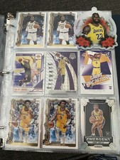 9 Trading Card Lot Of father-son duo of LeBron James and Bronny James Jr