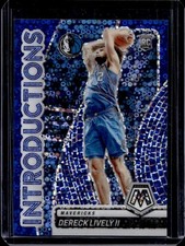 2023-24 Panini Mosaic Dereck Lively II Introductions RC Fast Break Blue #/85