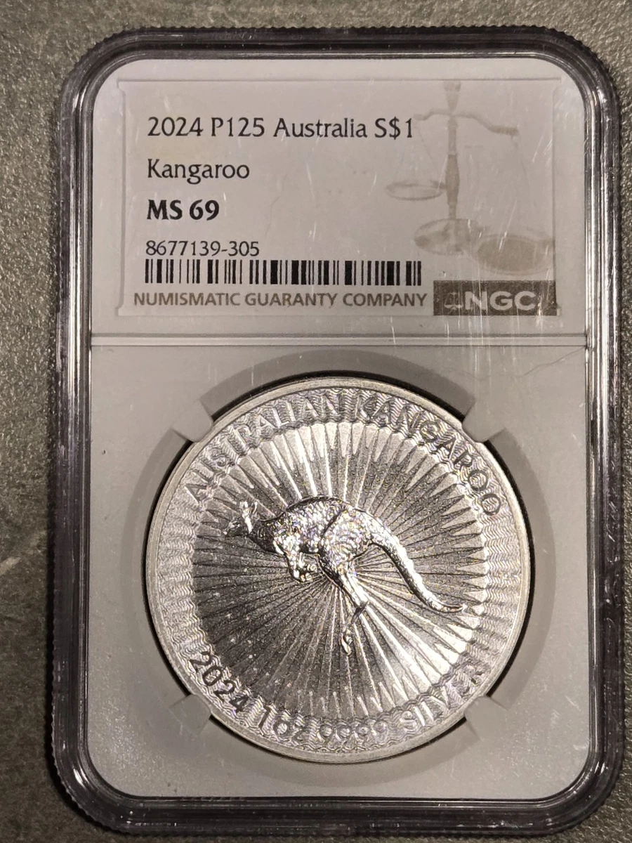Australian Kangaroo Grade MS 69 Silver Bullion Coins for sale | eBay