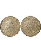 France Louis XIV - Ecu Argent aux Palmes, réformé  - 1696 G Poitiers