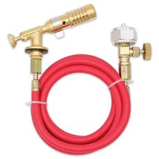 Brass MAPP Torch/Propane Torch With 60inch Hose For Soldering Red 