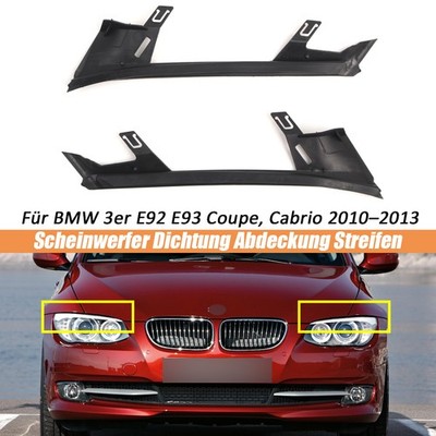 Headlight Molding Trim Seal Strip For BMW 3 SERIES E92 E93 2010-2013 Facelift