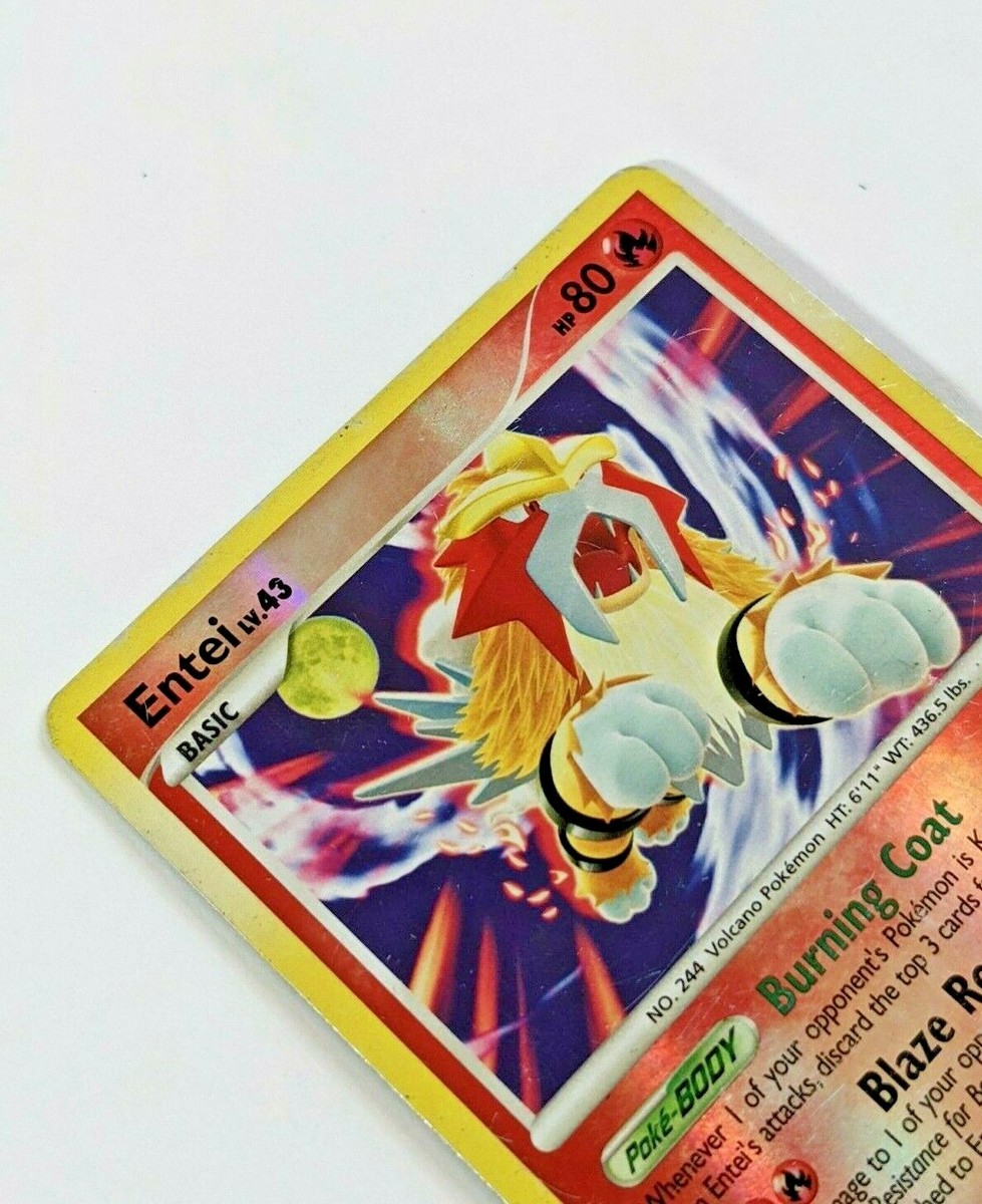 Pokémon: Entei - 4/132 (Cracked Ice Holo) Miscellaneous Cards