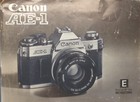 Canon Ae-1 Camera English Instruction Manual Users/Owners Guide Booklet