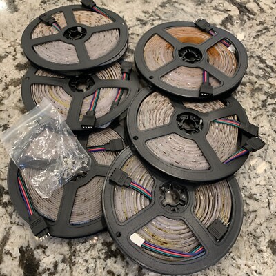 30M ( 98.4ft) RGB 3528 SMD Flexible LED Strip Light  - Waterproof-