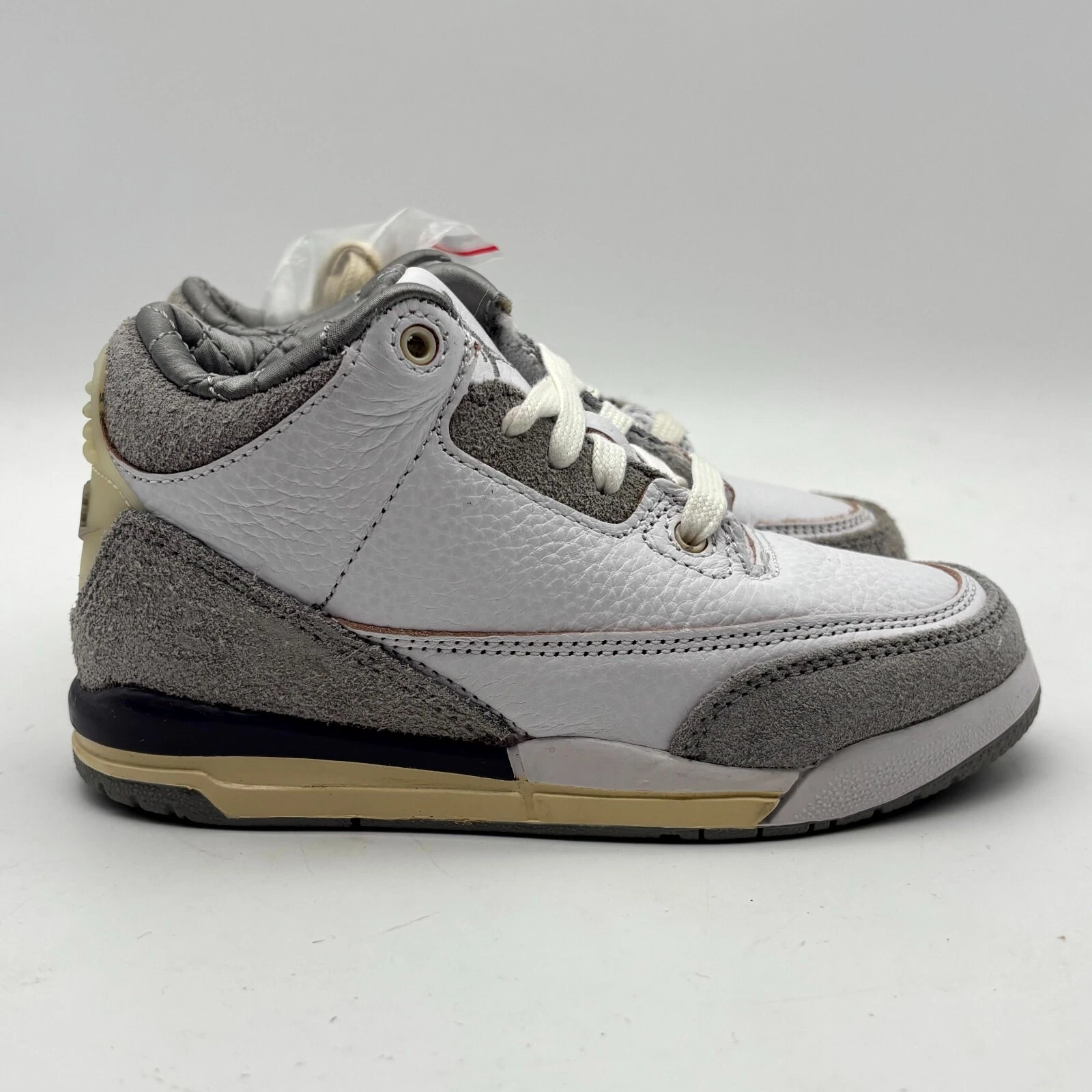 Scarpe Nike Jordan 3 Retro SP (PS) A Ma Maniere in pelle bianca taglia 10 5C DJ0718 110