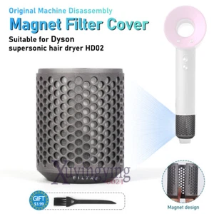 Machine Aspirateur magnétique Aimant Filtre Couverture pour Dyson Sèche-cheveux HD02