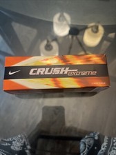 NEW Nike Crush Extreme Golf Balls Orange 1 Sleeve 3 Pack NIB 4 Logo