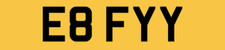 Effie Efie Fiona Number Plate Registration For Sale E8 Fyy Private Reg Efy Efi