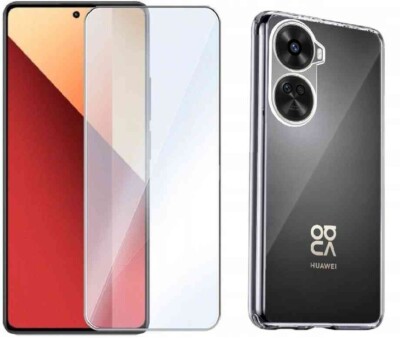 Für Huawei Nova 12 SE - Etui Hülle Cover Case HandyTasche + 9H Displayschutzglas