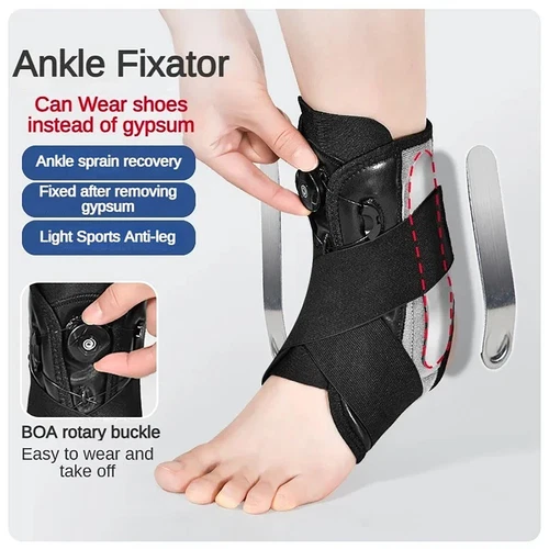 Foot Drop Ankle Brace Splint Orthotics Fracture Sprain Injury Stabilizer Support - Picture 1 of 18