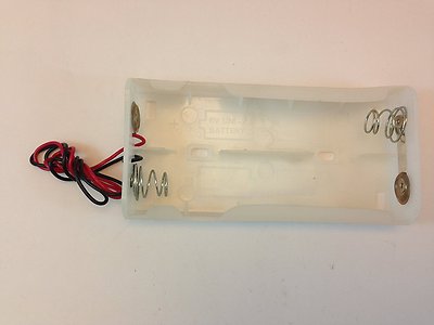 1PC CES - BATTERY HOLDER - WORKS WITH 4 x ''C'' CELLS # Z4CBLEAD