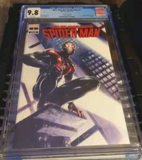 MILES  MORALES  SPIDER-MAN # 1 CGC 9.8   CRAIN VARIANT COVER BEAUTY !!