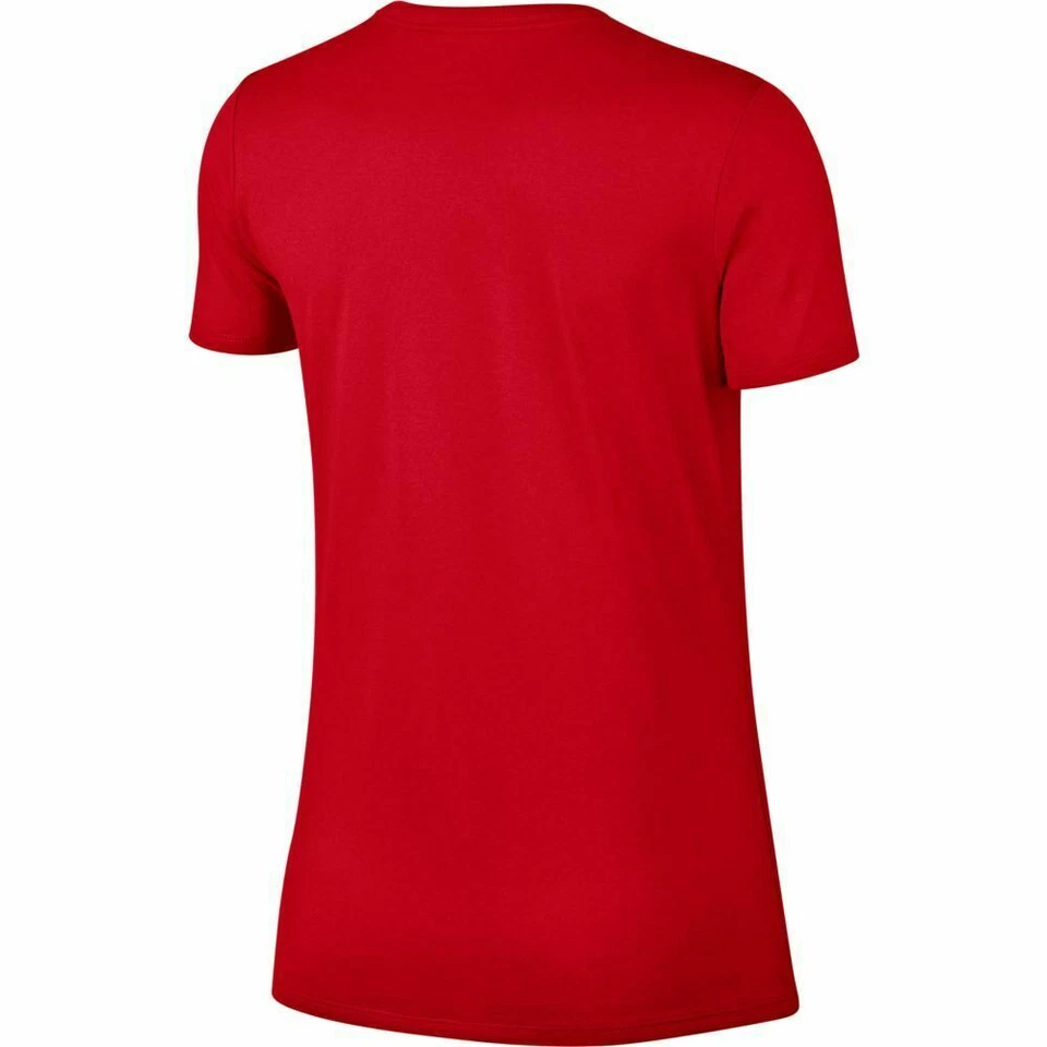 耐克女式 Dri-Fit Legend Tee Crew AQ3210-658 大学红色 | 白色 xs — 第 3/3 张图片