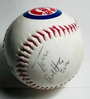 Tom Ricketts Signed Autographed Baseball Chicago Cubs 2016