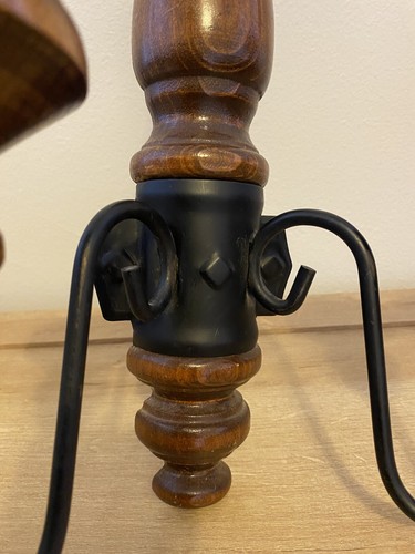Vintage Retro Wall Sconce Hanging Candle Holder Wood Metal 18" Lot 2 - Picture 15 of 21