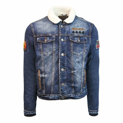 Top Gun Giacca di jeans foderato | eBay