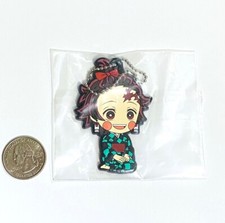 Tanjiro Kamado Ichibankuji Rubber Strap Charm Mascot Keychain Demon Slayer Anime