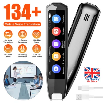 2025 Smart Scan Translation Pen Text Reading Pen 134 Language Translator Device