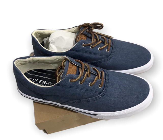 sperry striper navy