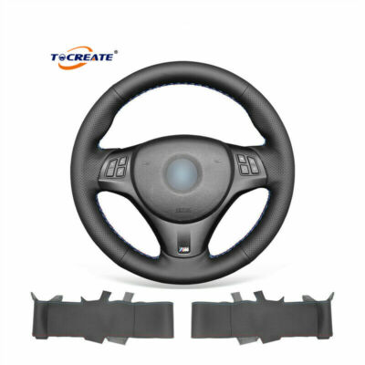 Artificial Leather Steering Wheel Cover for BMW 135i F81 3 Series E90 M3 #F139