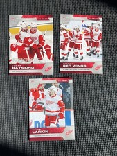 2021-22 NHL TOPPS NOW LUCAS RAYMOND RC DYLAN LARKIN Red Wings 3000 Wins Sticker