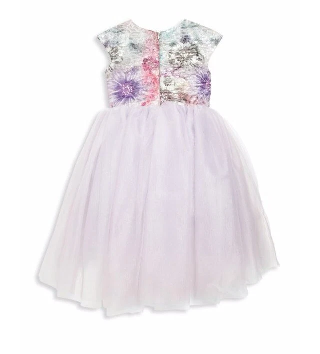Brand New Halabaloo Little Girl's Floral Jacquard Princess Dress Size 3 years - Image 2 of 4