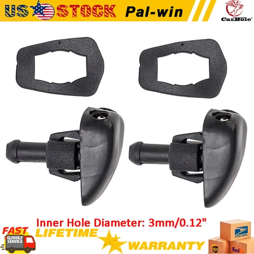 NEW WINDSHIELD WASHER FLUID NOZZLE JET SPRAYER SPRAY SPRINKLER FOR CAR SUV