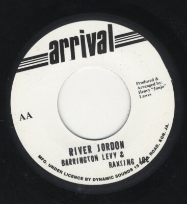 Barrington Levy & Ranking Joe    River Jordan 7'' VINYL MINT Arrival  ROOTS DUB 