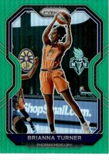 2021 Panini Prizm WNBA #25 Brianna Turner Green Prizm Phoenix Mercury