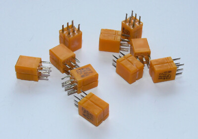 10x Murata keramische Filter SFZ 460A, 460 kHz AM Radio, Keramikfilter orange