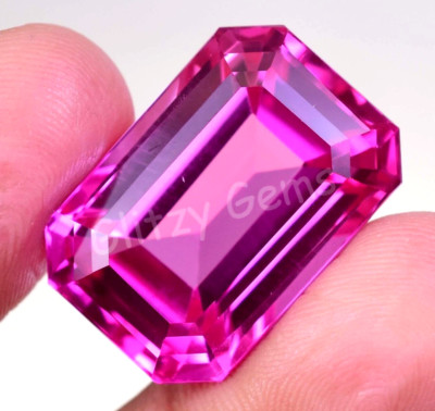 48.70 Ct Natural Mogok Flawless Pink Ruby Radiant Certified Best Loose Gemstone