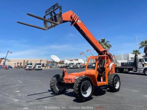 2014 Skytrak 8042 42' 8,000 lbs Telescopic Reach Forklift Telehandler bidadoo - Foto 1 di 12