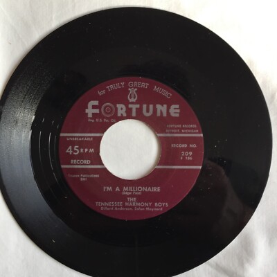 Tennessee Harmony Boys - I'm A Millionaire / A Lonesome Feeling 7'', 45 RPM