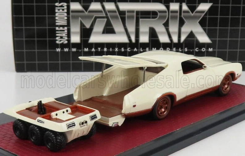 Maravilloso coche modelo resina 1:43 Mercury Montego Sportshauler concept 1971 - blanco Foto 2 de 2