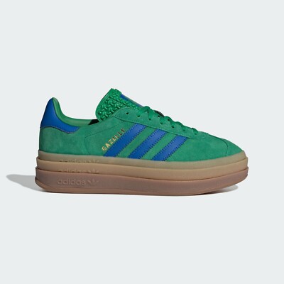 Adidas Damen Gazelle Bold Sneaker Schuhe grün/Lieferantenfarbe IE1370 US 4-10