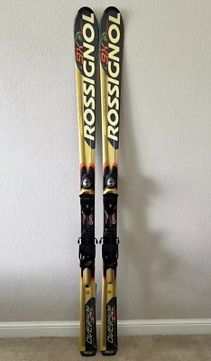 Vintage 1990's Rossignol 9X Equipe Downhill Slalom Race Skis Vintage 1990's Rossignol 9X Equipe Downhill Slalom Race Skis