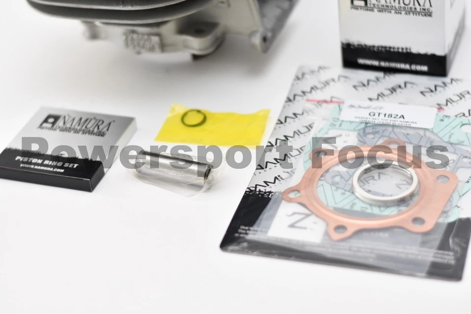 Yamaha Blaster 200 1988-2006 jarra de cilindro usada OEM con pistón nuevo y kit de extremo superior Foto 4 de 4