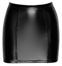 Minigonna da donna in rete trasparente, corta, sexy, a vita alta, stretta, per feste, festival, tennis, gonna corta, bodycon mini gonna, gonna a matita, attillata, elasticizzata, O azzurro, S