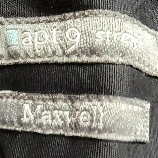 Pantalones cortos Maxwell Apt 9 para mujer talla 12 negros Foto 2 de 4