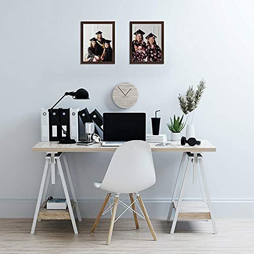 11x14 Bilderrahmen mit Elfenbeinmatte für 8x10 Foto horizontale vertikale Anzeige - Bild 3 von 7