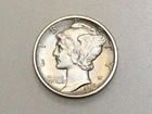 1916-P 10C MERCURY SILVER DIME CH/GEM BU FSB