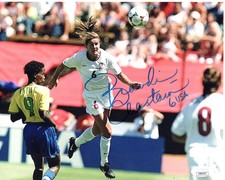 Brandi Chastain signed 8x10 Photo USWNT Soccer JSA Authentication