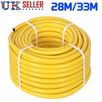 Heavy Duty Garden Hose Pipe Reel Reinforced Anti-kink Outdoor Hosepipe Yellow