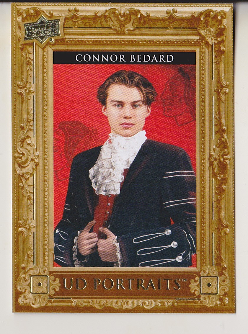 2023-24 Upper Deck Connor Bedard UD Portraits Rookie Chicago Blackhawks 23-24