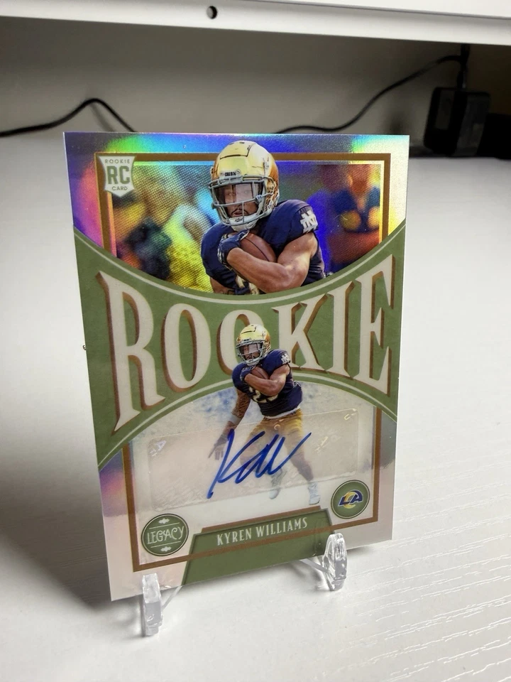 Kyren Williams 2022 Panini Legacy Rookies Silver Auto Rookie #161 - Image 3 of 4