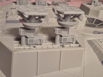 Star Wars Legacy Millennium Falcon Parts Landing Gear ( Set Of 7 ) 3D printed